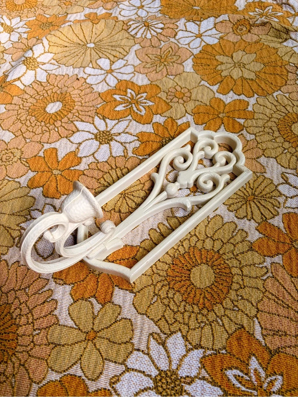 🕯️⚜️✨ Vintage 1970s Baroque Wall Sconce ✨⚜️🕯️